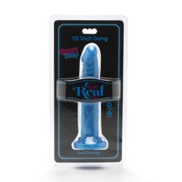 GET REAL - HAPPY DICKS DONG 19 CM BLUE 2